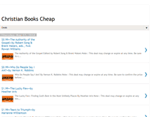Tablet Screenshot of christianbookscheap.com